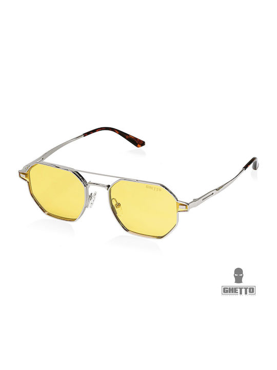 Silver Star Unisex Γυαλιά Ηλίου με Ασημί Σκελετό και Ασημί Polarized Καθρέφτη Φακό K39077Y