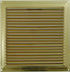 Placă De Ventilație 20x20cm Pătrată Aurie