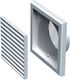 Vents Περσίδα Εξαερισμού 18.7x18.7cm Τετράγωνη με Σίτα