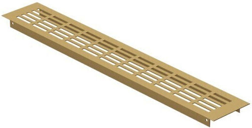 Finetto Lüftungsgitter 7cm Gold Matt 145-440mm##gol 70x440mm