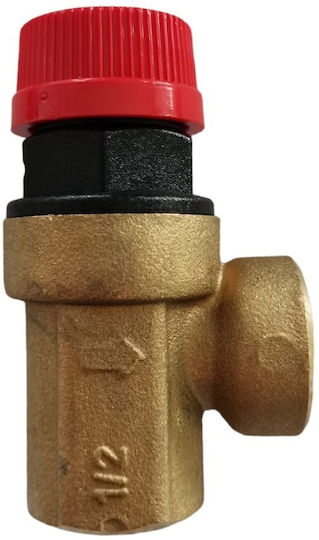 Hot Water Valve Pressure Relief Radiator ½ 3bar 1050220101