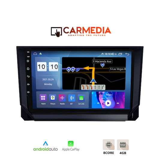 Carmedia Car Audio System for Mazda CX-9 2006-2015 (Bluetooth/USB/WiFi/GPS/Apple-Carplay/Android-Auto) with Touch Screen 9"