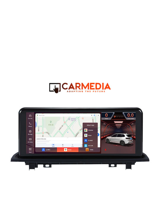 Carmedia Car Audio System for BMW X1 (F48) 2015-2018 (Bluetooth/USB/WiFi/GPS/Apple-Carplay/Android-Auto) with Touch Screen 12.5"
