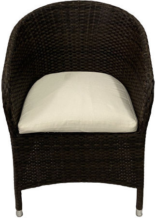 Aluminium Rattan Sessel mit Kissen 63*65*75cm