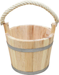 Wooden Bucket Rope 4.5 Liters