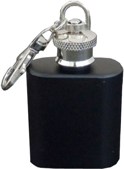 Hip Flask Фласк Питиета Мини Ключодържател Черно 30 мл
