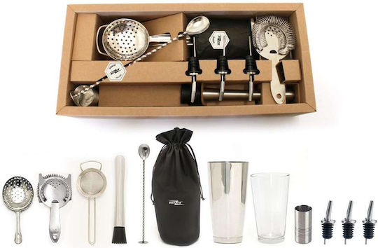 Εργαλεία Παρασκευή Cocktail Σετ 12 Τμχ Classic Cocktail Kit Uk