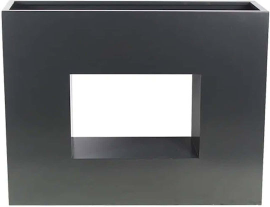 Marhome Ζαρντινιέρα Μεταλλική Αθρακι 100x26x80εκ.