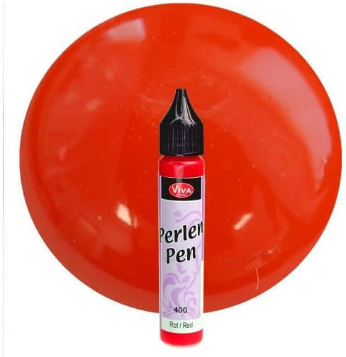 Perlen-pen 25ml Viva Decor Κόκκινο