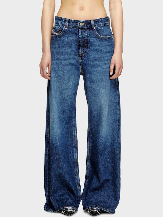 Women's Jean Trousers in Relaxed Fit Dark Aged Denim