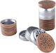 Black Leaf Grinder Grinder Walnut Wood Aluminum 63mm 5 Parts