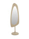 Zen Collection Makeup Mirror Tabletop 16x14cm Beige