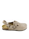 Afelpado Anatomical Leather Women's Slippers Beige