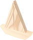 Holzhandwerksdekoration Karavaki Holzbasis 15x15,5cm