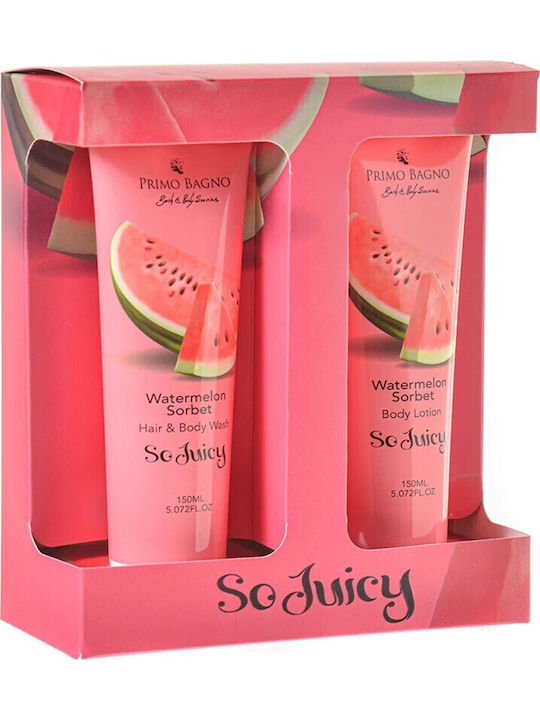 So Juicy Watermelon Σετ Περιποίησης για Καθαρισμό Σώματος 2τμχ