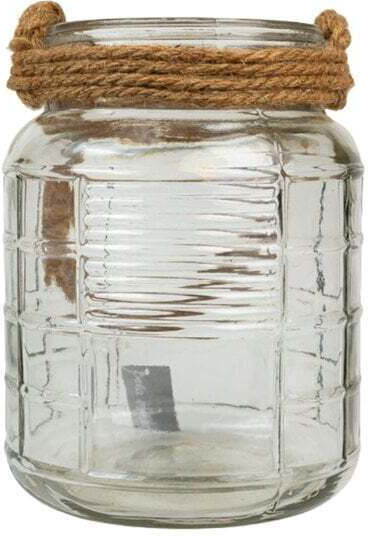 ED Collection Glass Lantern Transparent 19.5x27cm