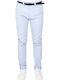 Pantaloni Chino Elastic Ciel