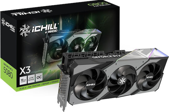 Inno 3D GeForce RTX 5080 16GB GDDR7 IChill X3 Κάρτα Γραφικών