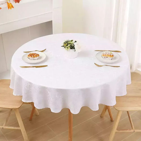Покривка за маса Устойчив на петна Smiry Waterproof Washable Бял 140x140бр
