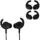 Set 6 Headphone Covers Kwmobile Black Silicone 49432.01