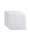 Set 10 X Tapet Autocolant 3D Foxmag24 77x70 Cm Model Cărămidă În Relief Alb Rezistent La Apă Ușor De Curățat