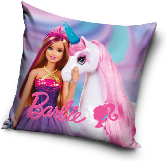 Barbie Einhorn Mikrofaser Kopfkissenbezug 40x40