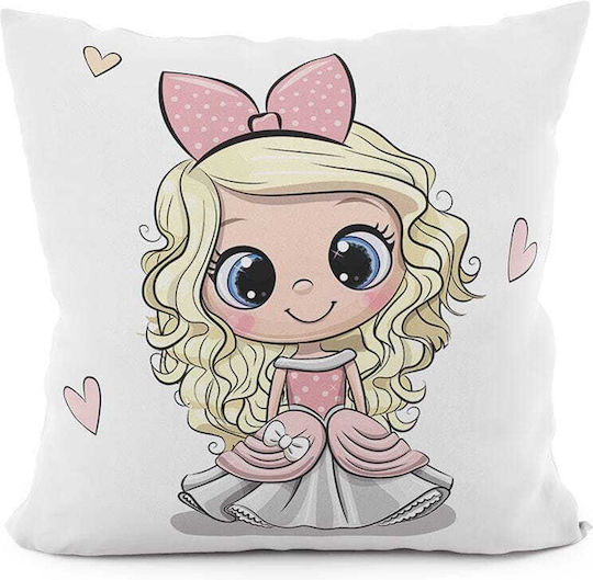 40x40 Decorative Velour Pillowcase Princess