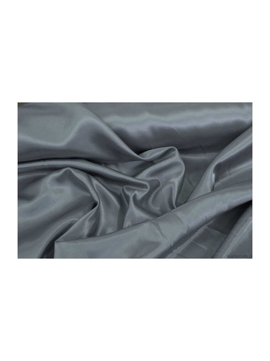 Pościelownia Țesătură pentru Perdea Satin la Metru Lățime 115buc Graphite Gray