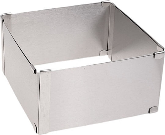 Adjustable High Edge 8cm Rectangular 15x15/28x28cm Baking Pan Mold