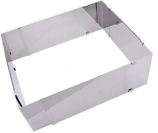 Adjustable Rectangular Form High Rim H=10cm