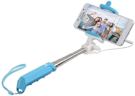 Mini Selfie Stick Telescopic Clipsonic Tea146b Albastru Argintiu