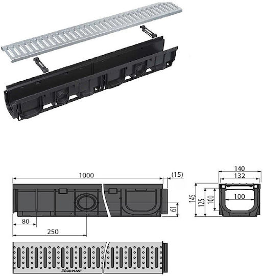Alcaplast Dachrinne