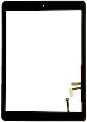 Μηχανισμός Αφής Touch Screen Apple Ipad 9.7 2017 Αυτοκόλλητο Home Button A1822 A1823 Μαύρο