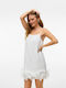 Summer Mini Evening Dress White