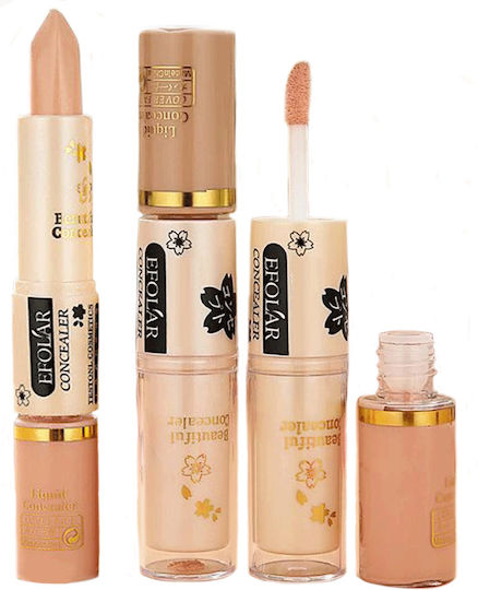 Efolar Double Pack Concealer Stick & Creamy Concealer Brush 31g By La Meila #3