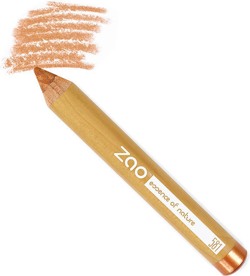 Zao Βιολογικά Μολύβια Ματιών 4 Αποχρώσεις 2.1g 581 Copper