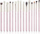 Jessup Blushing Bride Eye Brushes Set 15 Professional Eye Brushes