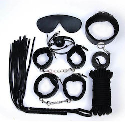 Schwarze Leder Bondage Erwachsene Sexy Spielzeuge
