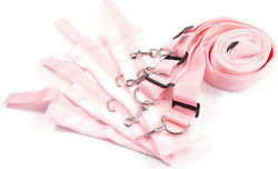 Set Erotische Fetisch Zubehör Handfesseln Riemen Hand- und Fußgurte Verstellbar Rosa