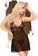 Penthouse Babydoll Bedtime Story Negru