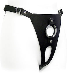 Bdsm Zonă Strap On Din Piele Două Găuri