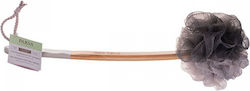 Parsa Wooden Slant Gray Back Bath Brush
