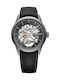 Raymond Weil Freelancer Schwarzes Lederarmband
