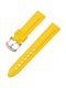 Silicone Strap Waterproof Yellow 22mm