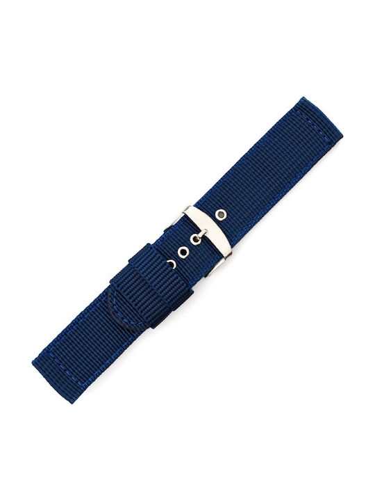 Fabric Strap 24mm Blue