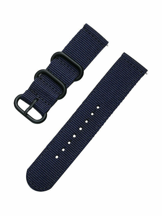 Fabric Strap Easy Click 0512 Blue 24mm