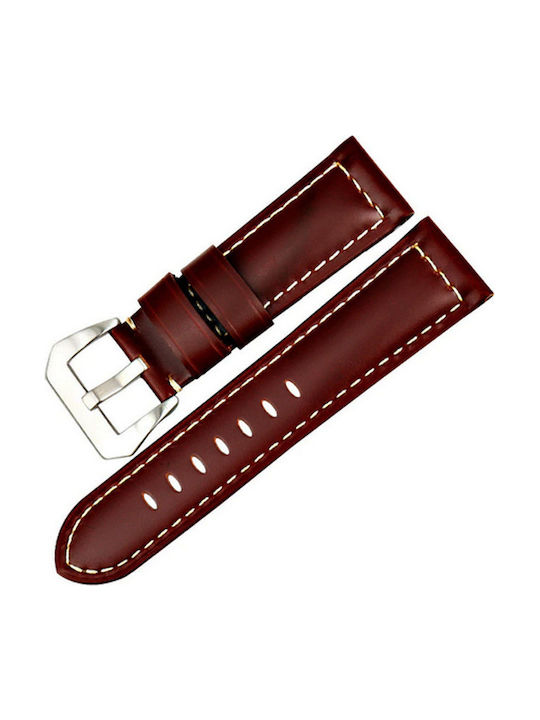 Panerai Lederriemen Burgundisch 24mm