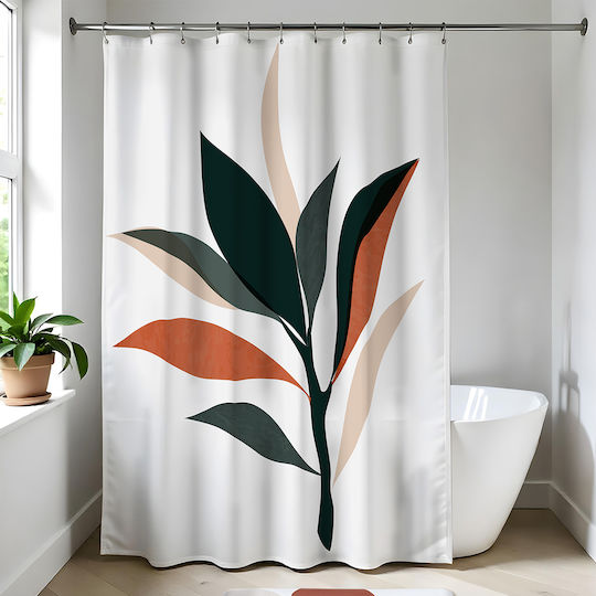 Duschvorhang Stoff 180x200cm Bucolique
