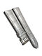 Uhrenarmband 18mm Silber Lederriemen