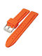 Silicone Strap Stripes Orange 22mm